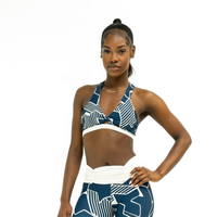 Geometric Scrunch Butt Shorts