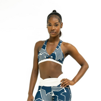 Geometric Scrunch Butt Shorts