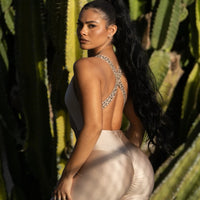 Leopardo Dourado Bodysuit (Light Shimmer Supplex)