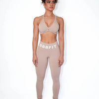 Nude Big Font Leggings (Light Supplex)