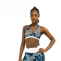Geometric Scrunch Butt Shorts