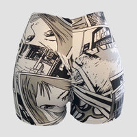 Cartoon Fever Shorts (Light Supplex)