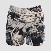 Cartoon Fever Shorts (Light Supplex)