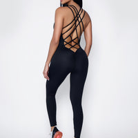 Black Strappy Bodysuit