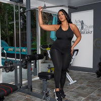 Black Addiction Butt Scrunchy Bodysuit