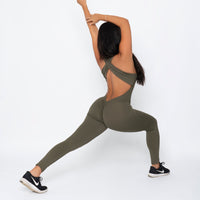 Missy Olive Fit Bodysuit | Brazilian Activewear (Light Supplex®)