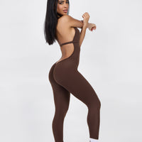 Cafe Backless Bodysuit | Brazilian Activewear Romper