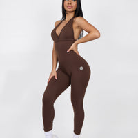 Cafe Backless Bodysuit | Brazilian Activewear Romper