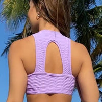 Lavender Fit In Shape Top (Scrunchy Supplex)
