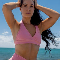 Pink Guava Backless Top (Thick Supplex)