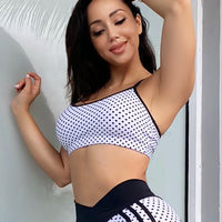 Darla Polka Dot Top (Light Supplex)