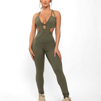 Forest Ribbed Bodysuit (Light Supplex)