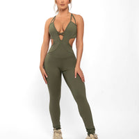 Forest Ribbed Bodysuit (Light Supplex)