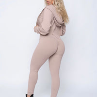 Nude Ribbed Style Leggings (Light Supplex)