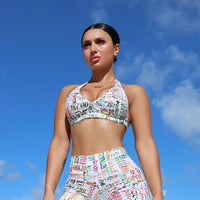 Graffiti Backless Top