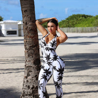 Vintage Palm Backless Bodysuit