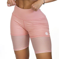 Peach Tech Mesh Shorts