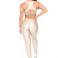 Leopard Dourado Light Supplex  Leggings