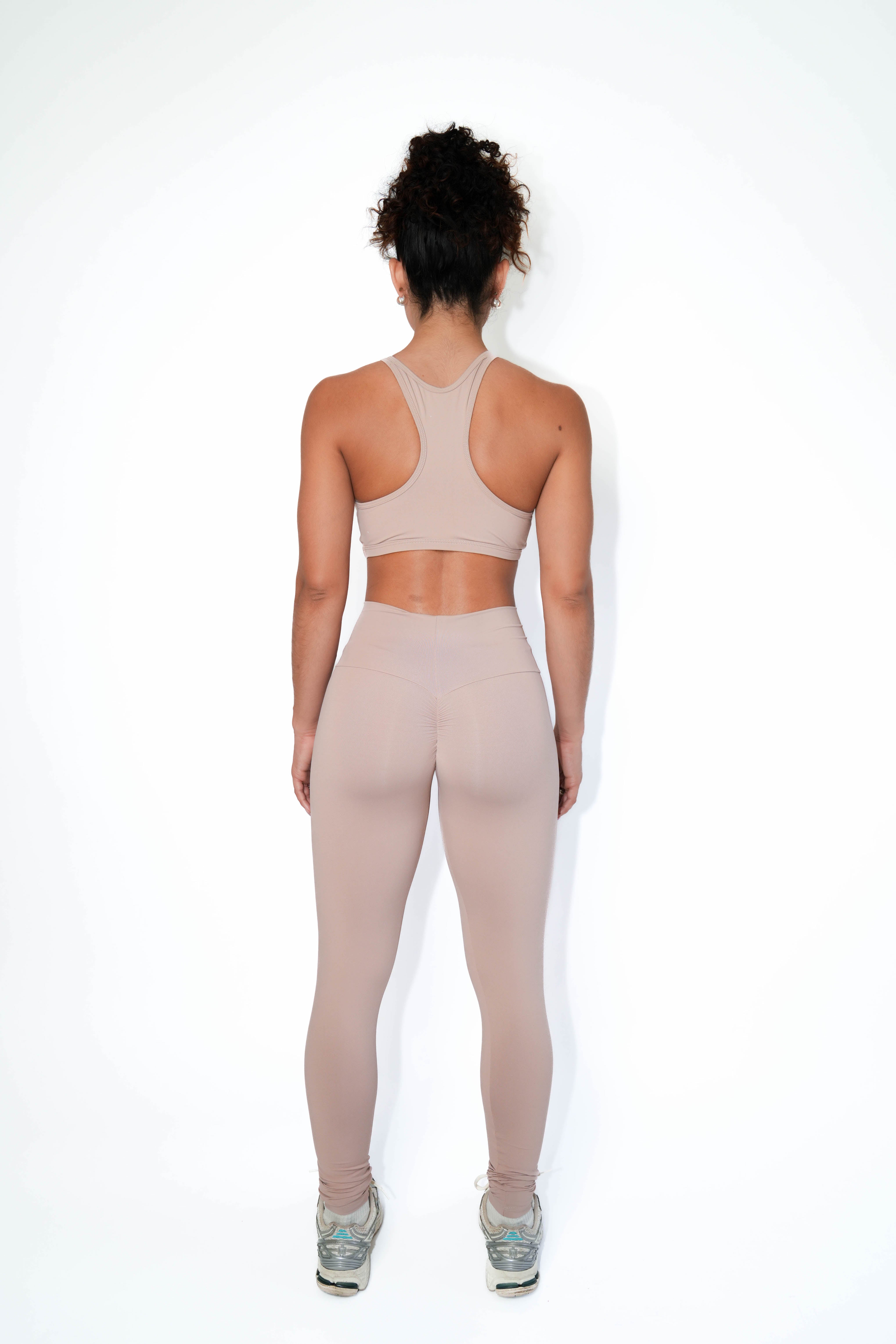 Nude Big Font Leggings (Light Supplex)