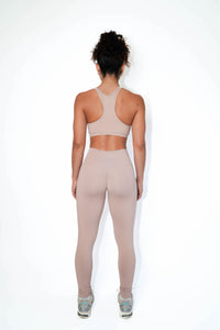 Nude Big Font Leggings (Light Supplex)