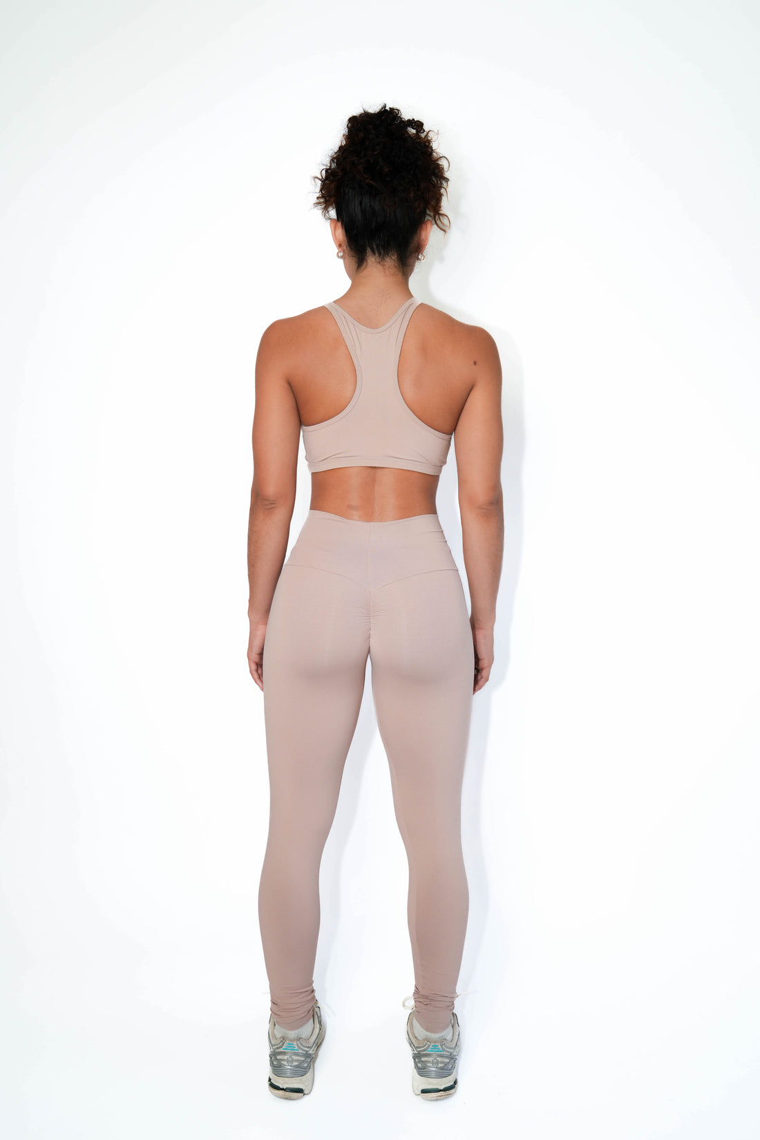 Nude Big Font Leggings (Light Supplex)