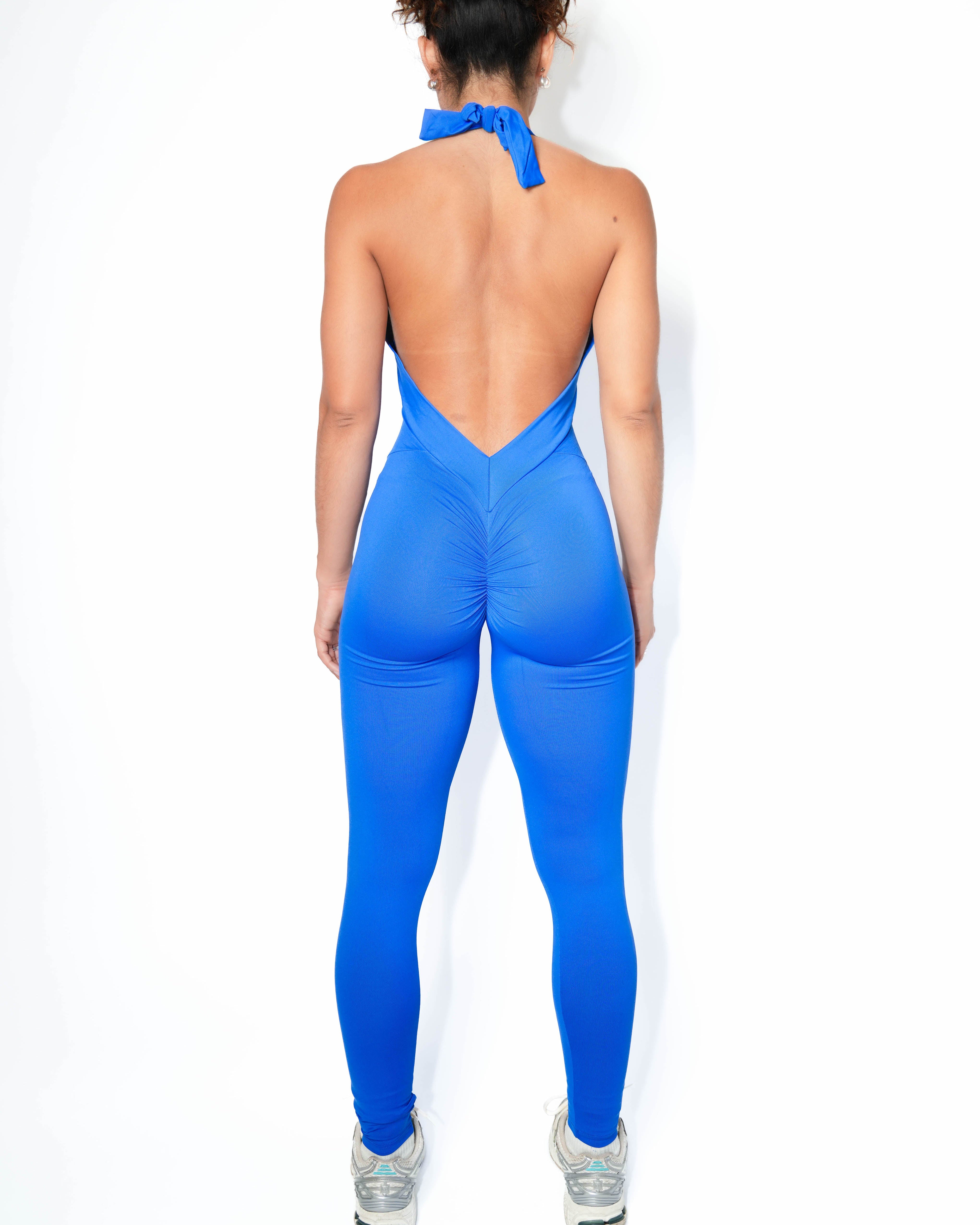 Blueberry Butt Scrunch Bodysuit | Brazilian Activewear Romper (Light Supplex)