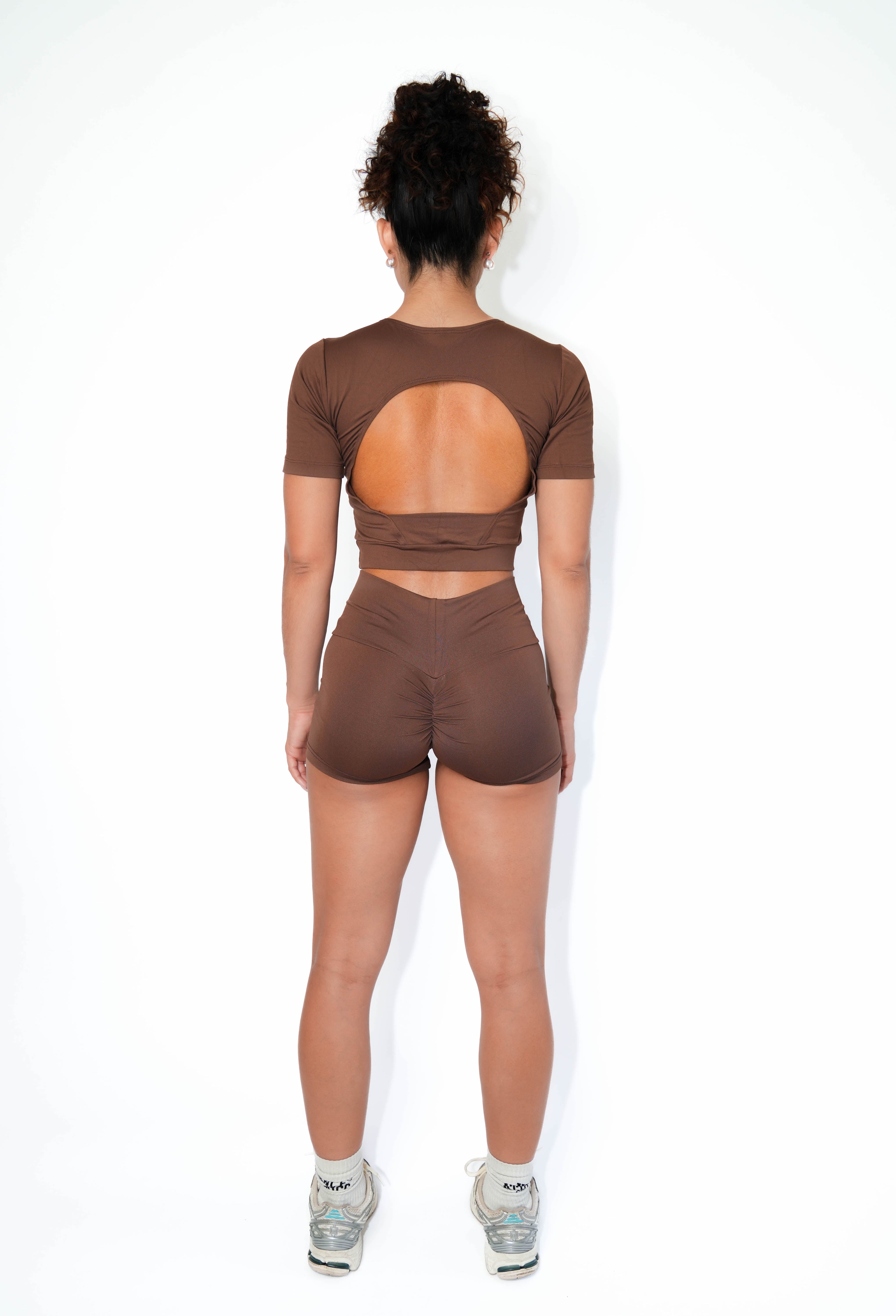 Brown Cropped Top