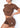 Giu Brown Bum Bum Shorts (Light Supplex)