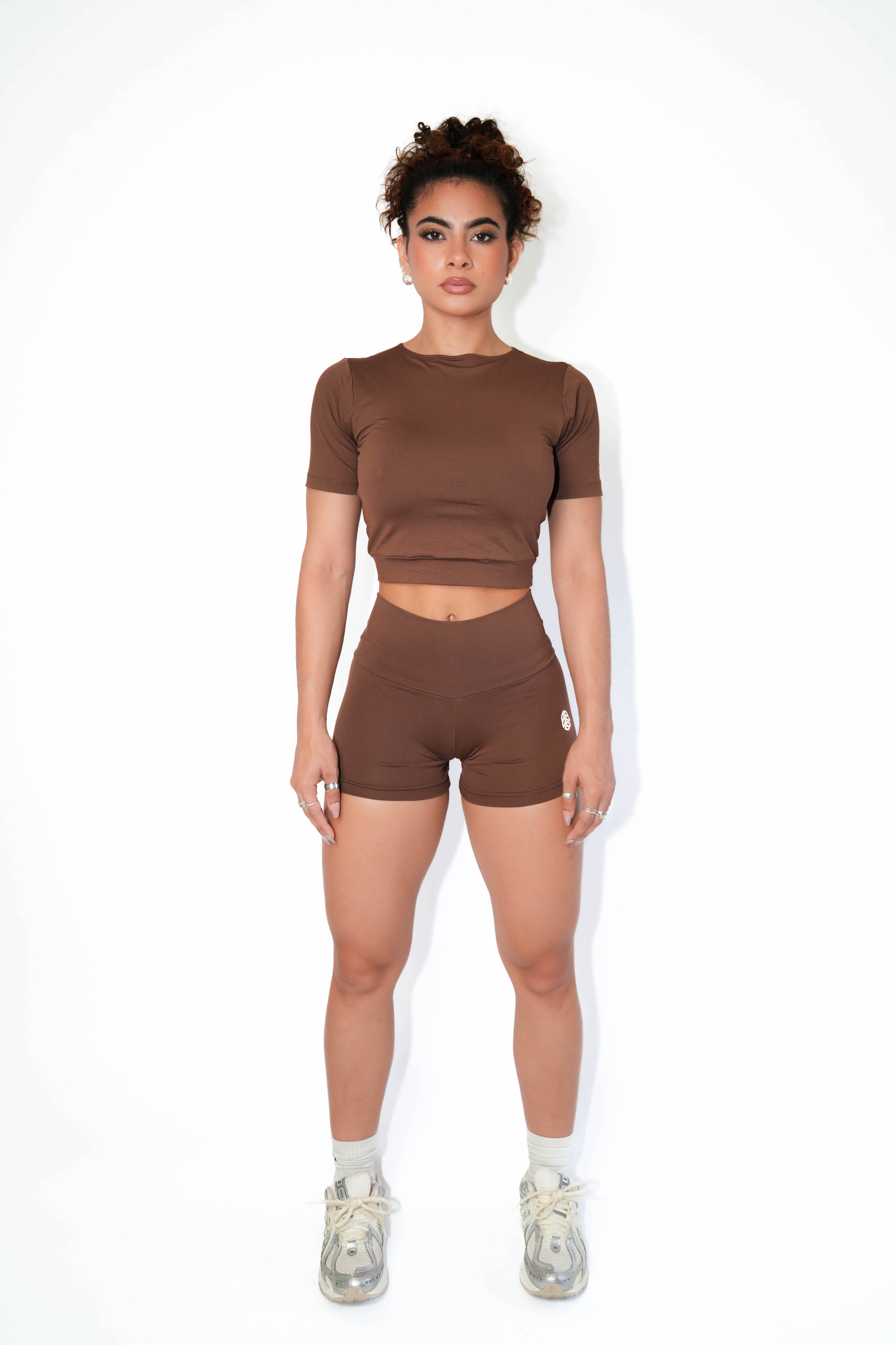 Brown Cropped Top