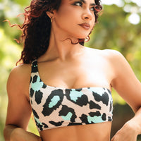 Blue Leopard Top