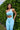Azure Checker Cut-Out Bodysuit | Brazilian Activewear Romper (Light Supplex)