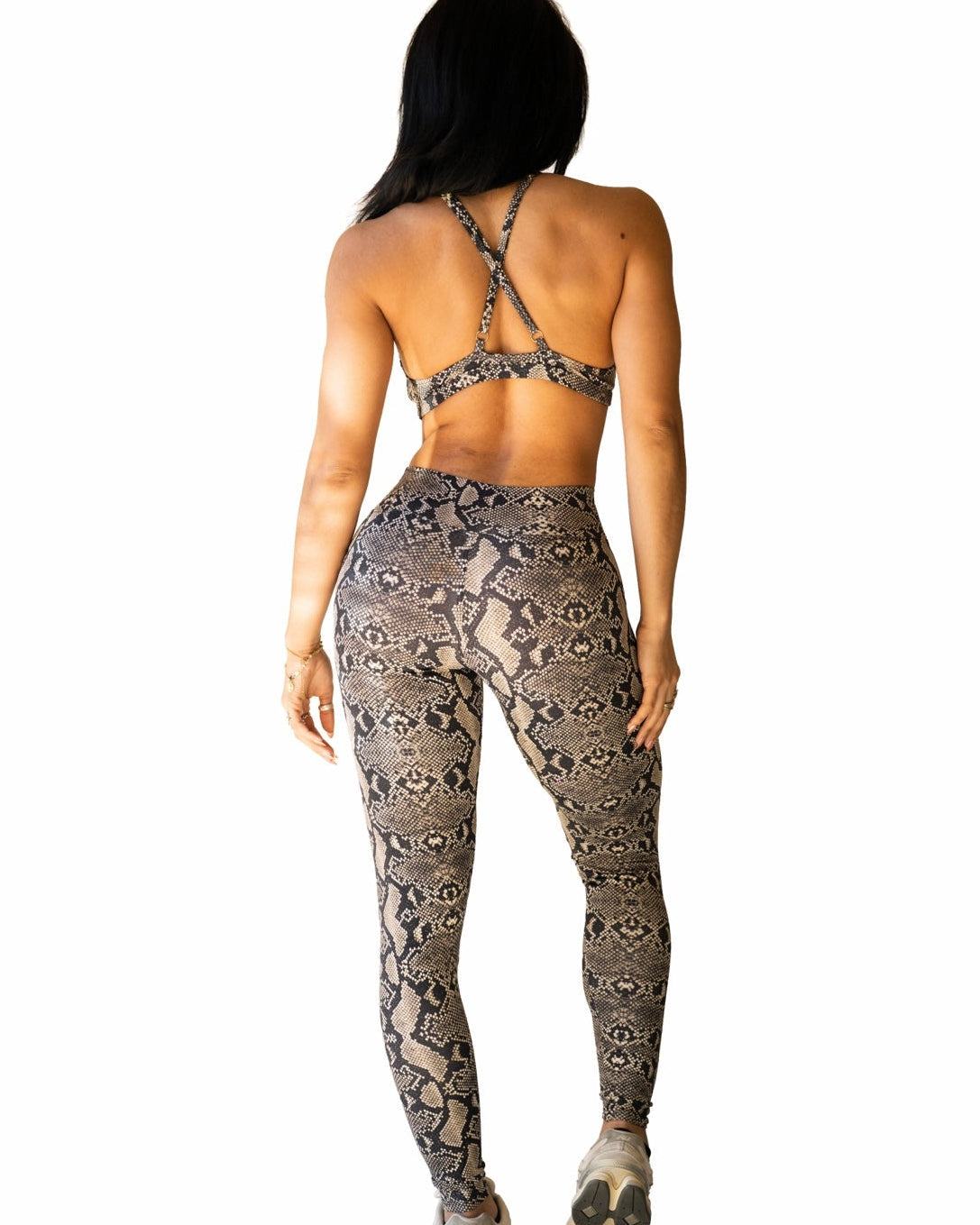 Venom Snake Print Brazilian Leggings | High-Waisted Activewear