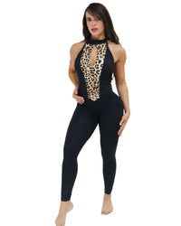 Black Boo Thang Butt Scrunch Bodysuit | Brazilian Activewear (Light Supplex®)
