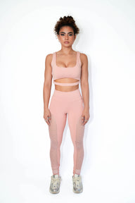 Blush Mesh Leggings