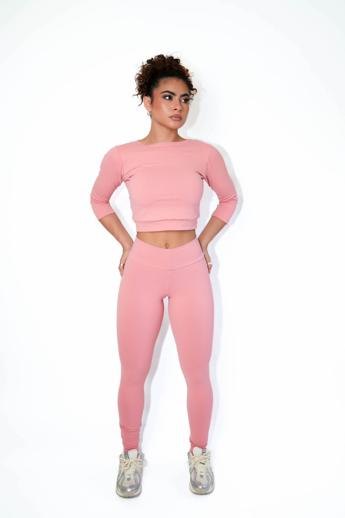 Pink Guava Bum Bum Pocket Leggings (Thick Supplex)