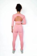 Pink Guava Bum Bum Pocket Leggings (Thick Supplex)