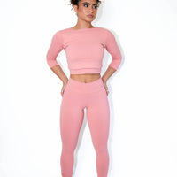 Pink Guava Bum Bum Pocket Leggings (Thick Supplex)