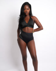 Midnight Muse | High-Waisted Bikini Set