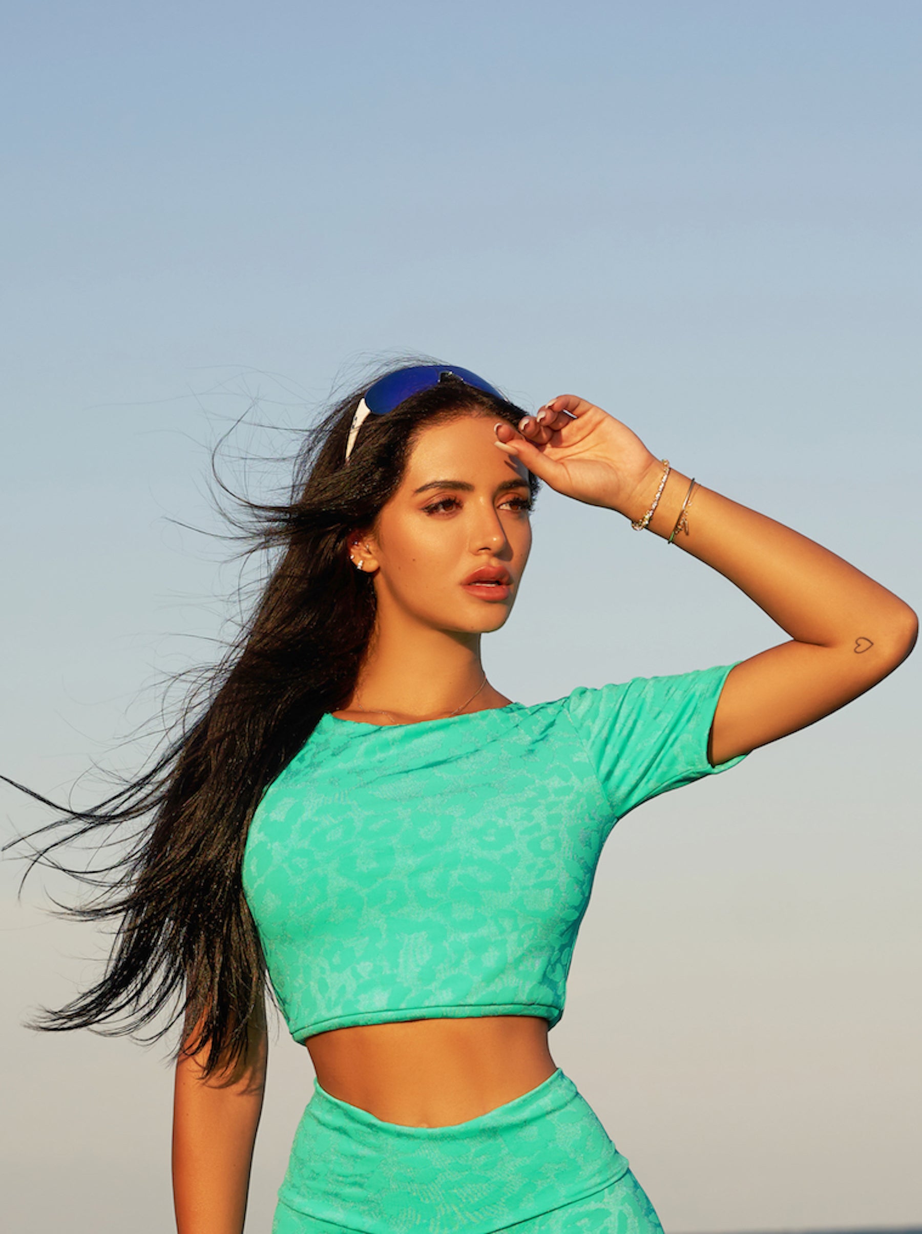 Aqualina Cropped Top