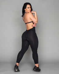 Black  Backless Bodysuit