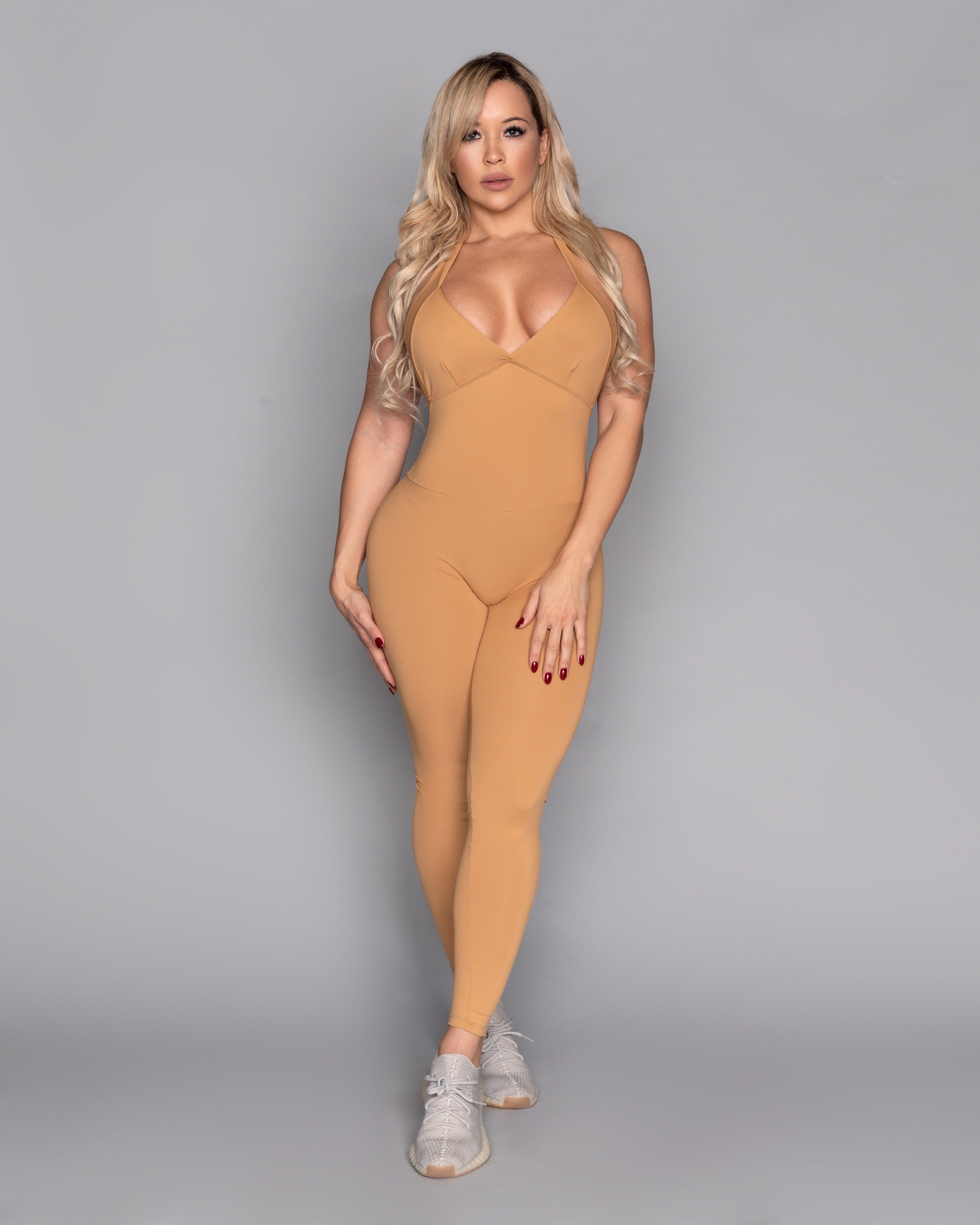 Dulce Bum Bum Pocket Bodysuit | Brazilian Activewear Romper (Light Supplex)