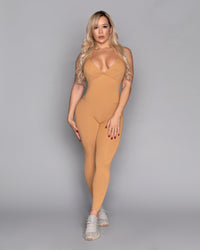 Dulce Bum Bum Pocket Bodysuit | Brazilian Activewear Romper (Light Supplex)