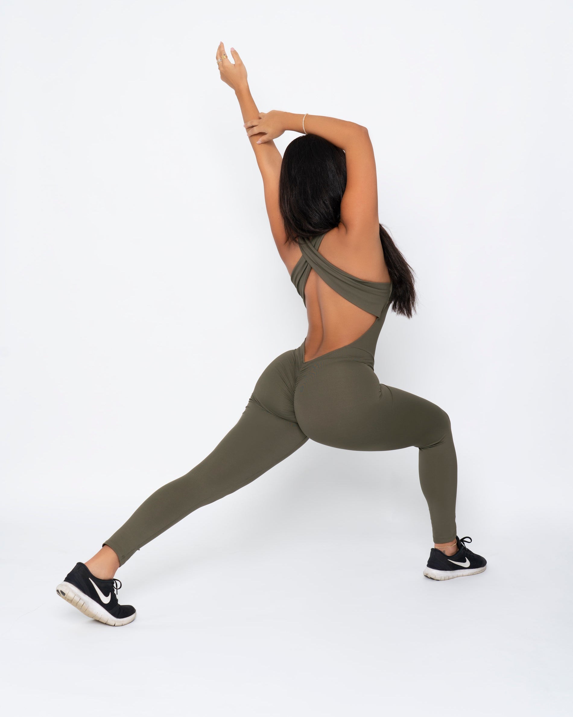 Missy Olive Fit Bodysuit | Brazilian Activewear (Light Supplex®)