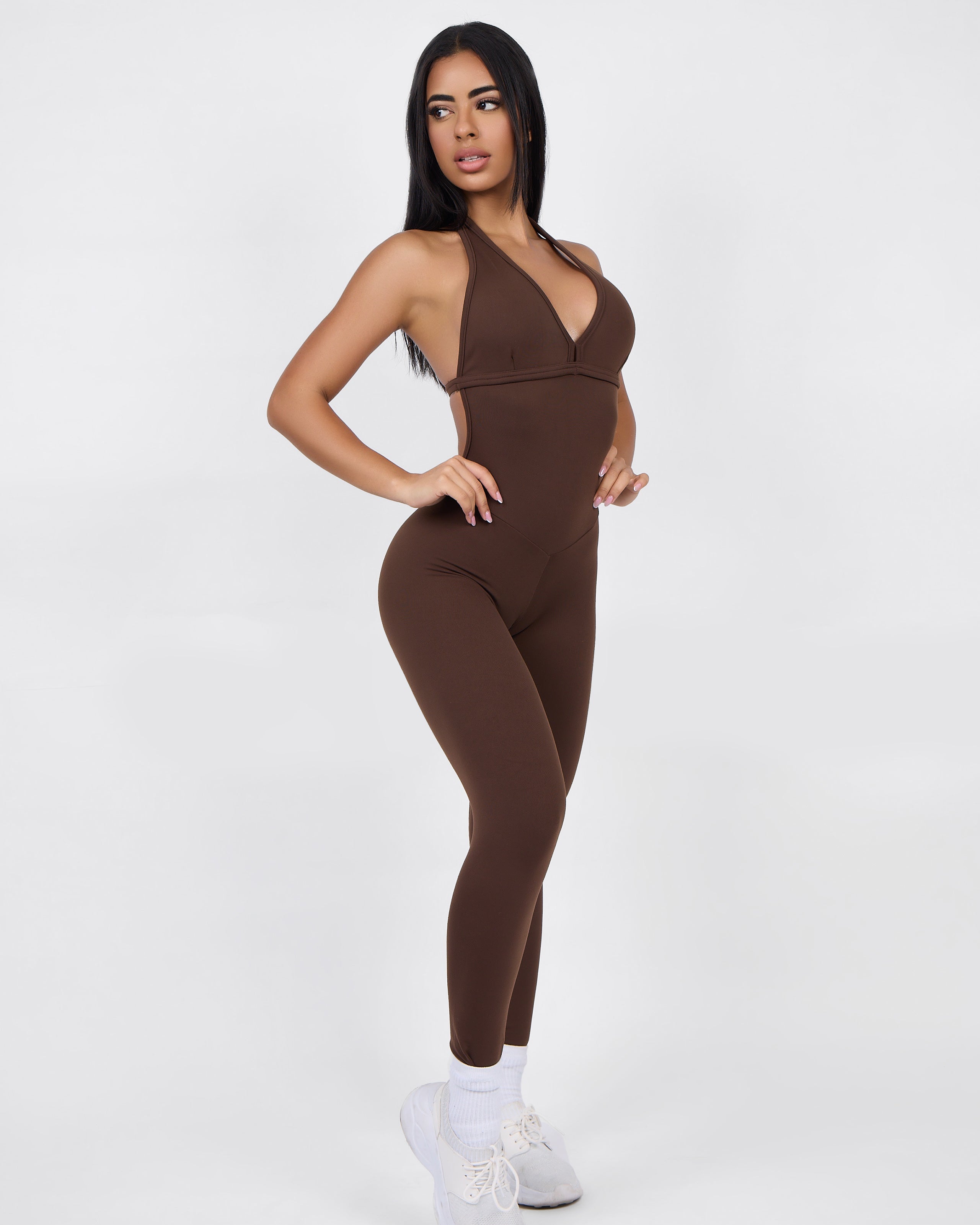 Cafe Backless Bodysuit | Brazilian Activewear Romper