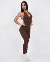 Cafe Backless Bodysuit | Brazilian Activewear Romper