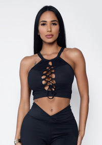 Black Night String Top