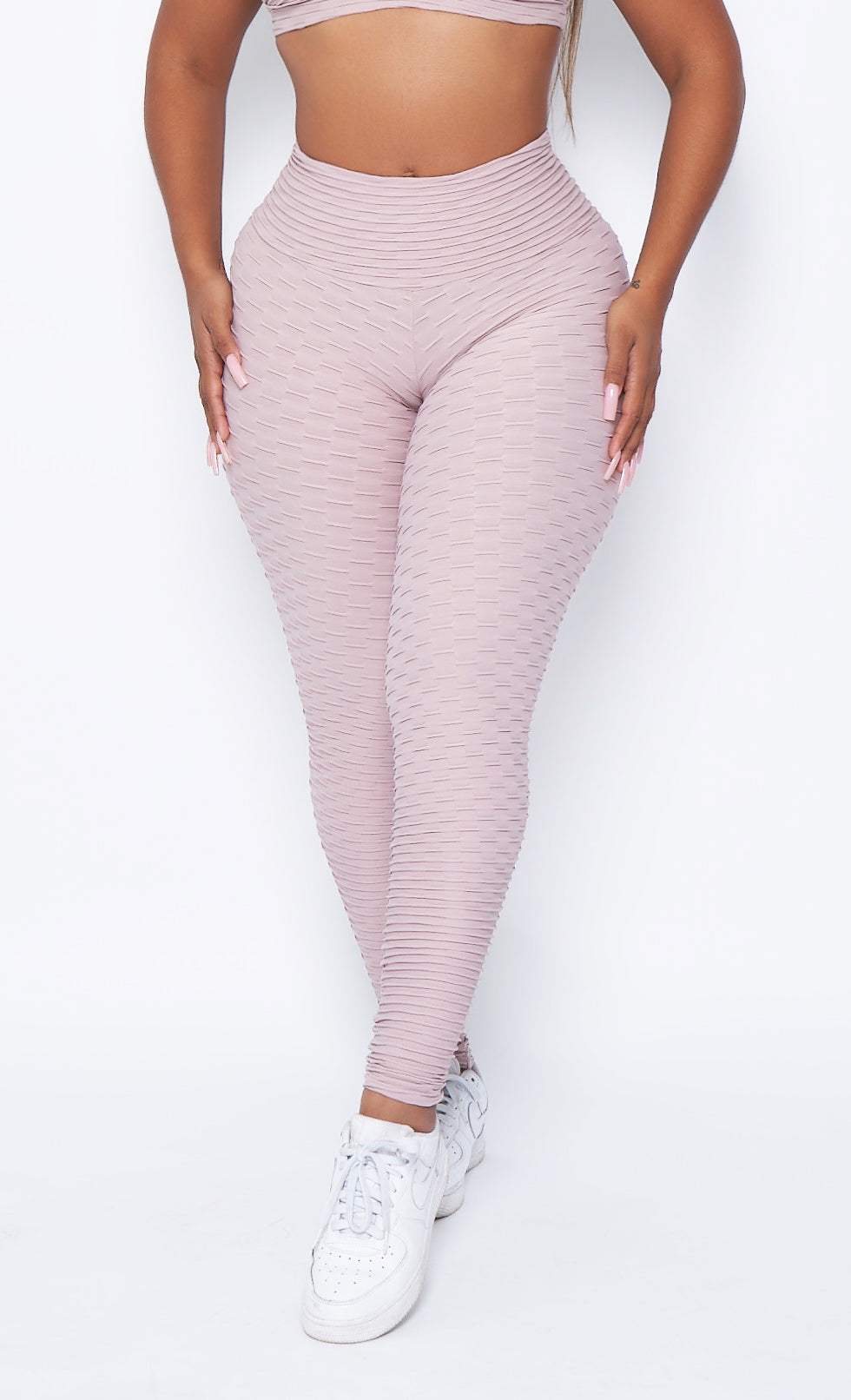 Nude blush Leggings (Scrunchy Supplex)