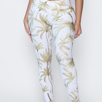 Gold Palms Legging