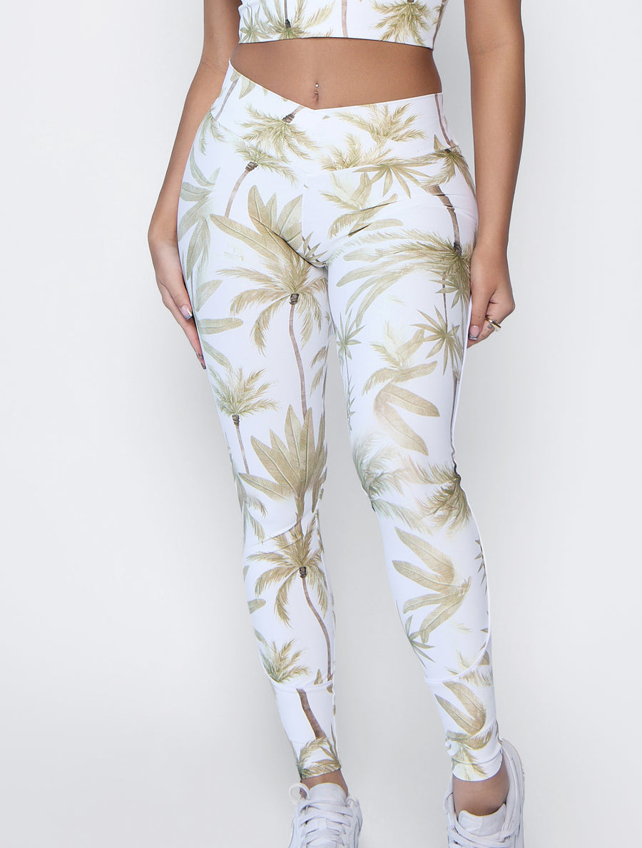 Gold Palms Legging