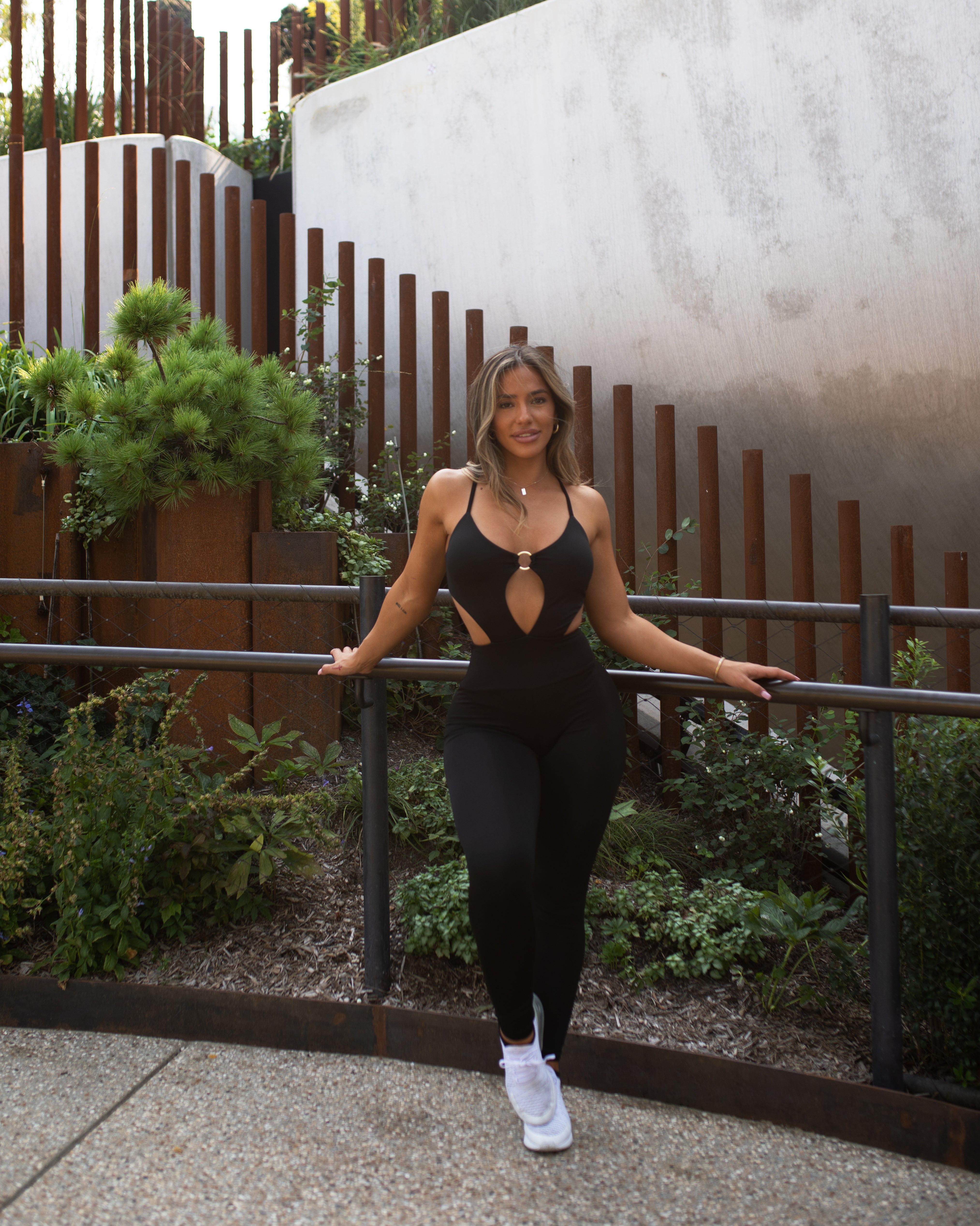 Temptation Butt Scrunch Backless Bodysuit (Light Supplex) | Brazilian Activewear Romper